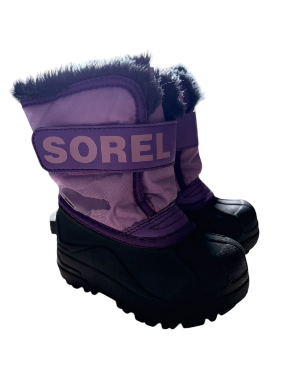 SOREL Purple Kids Snow Boots size 6 toddler